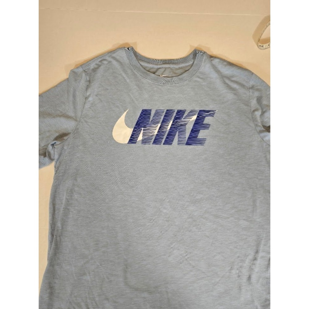 Nike The Nike Tee Dri-FIT T-Shirt‎ Athletic Training Blue White Size Large